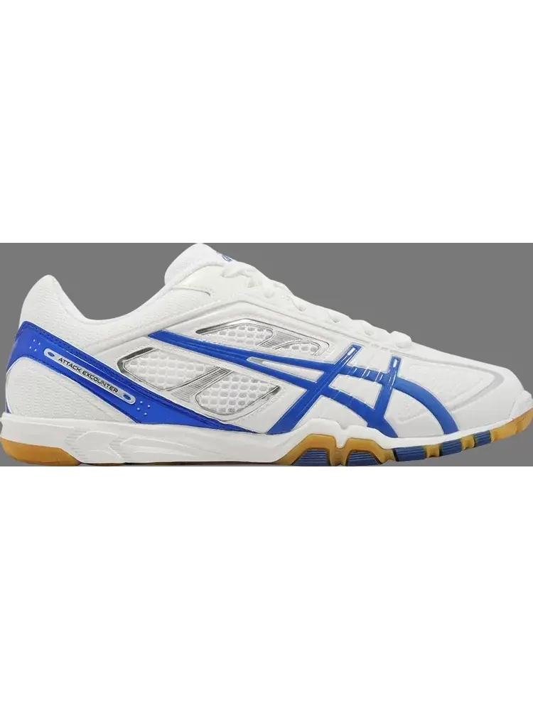 Кроссовки attack excounter 327 'white electric blue' Asics — изображение 1 из 1, белый