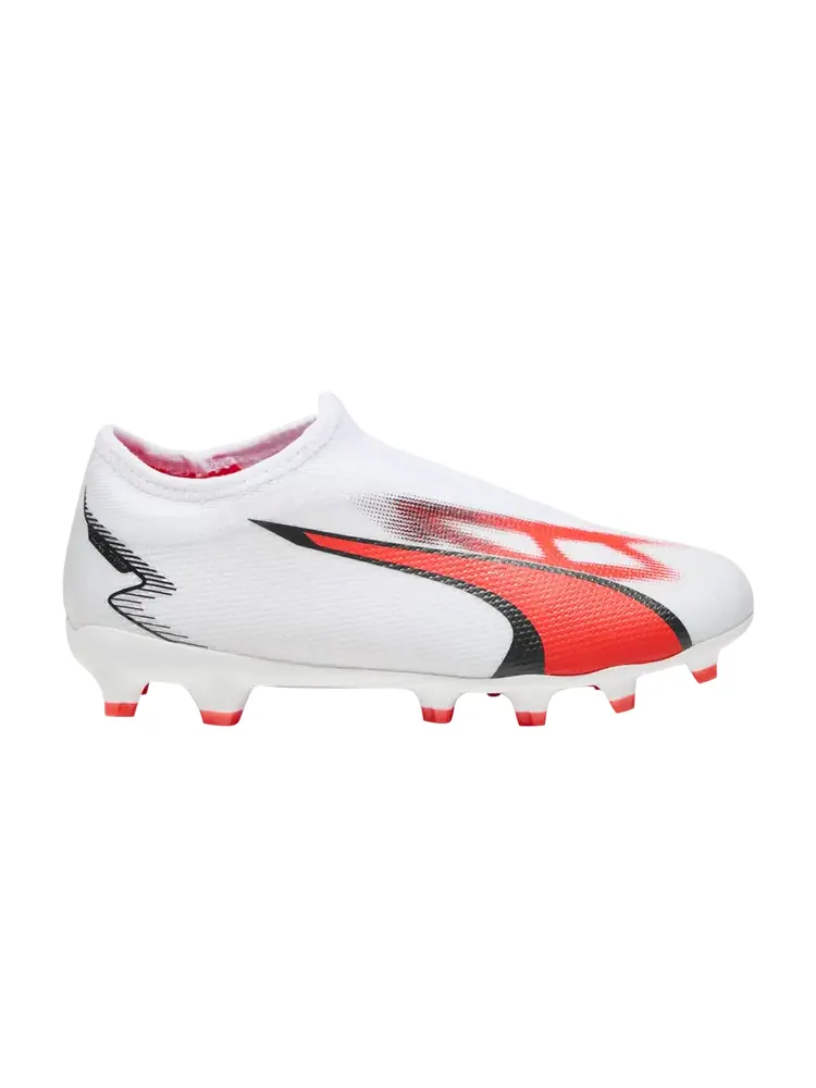 Кроссовки Puma Ultra Match Laceless FG AG Jr — изображение 1 из 1, белый