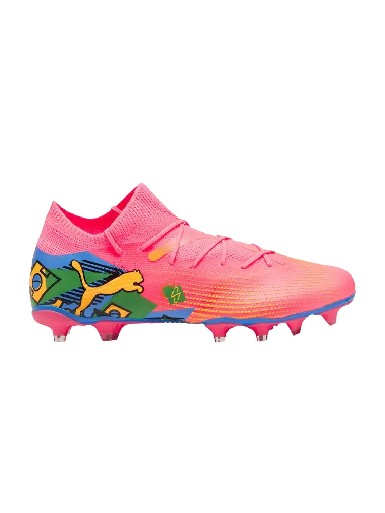 Кроссовки Puma Neymar Jr. x Future 7 Match FG AG — изображение 1 из 1, розовый