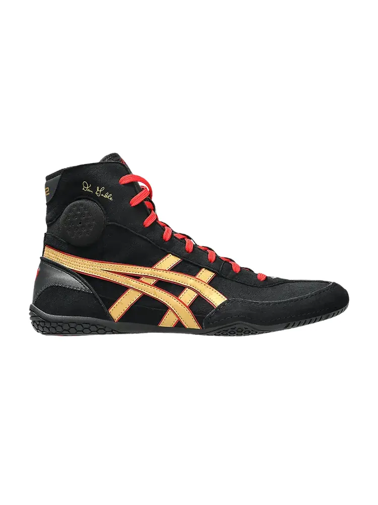 Кроссовки ASICS Dan Gable Evo 3 'Black Pure Gold' — изображение 1 из 1, черный/золотистый