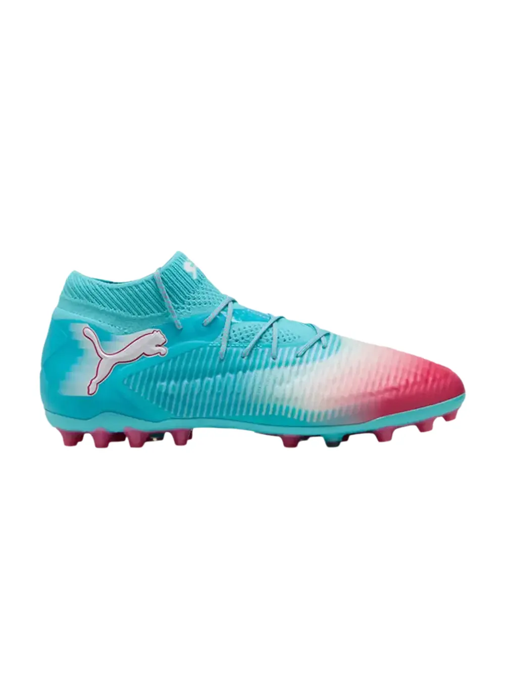 Кроссовки Puma Future 8 Ultimate Rechrge MG — изображение 1 из 1, синий-белый-розовый