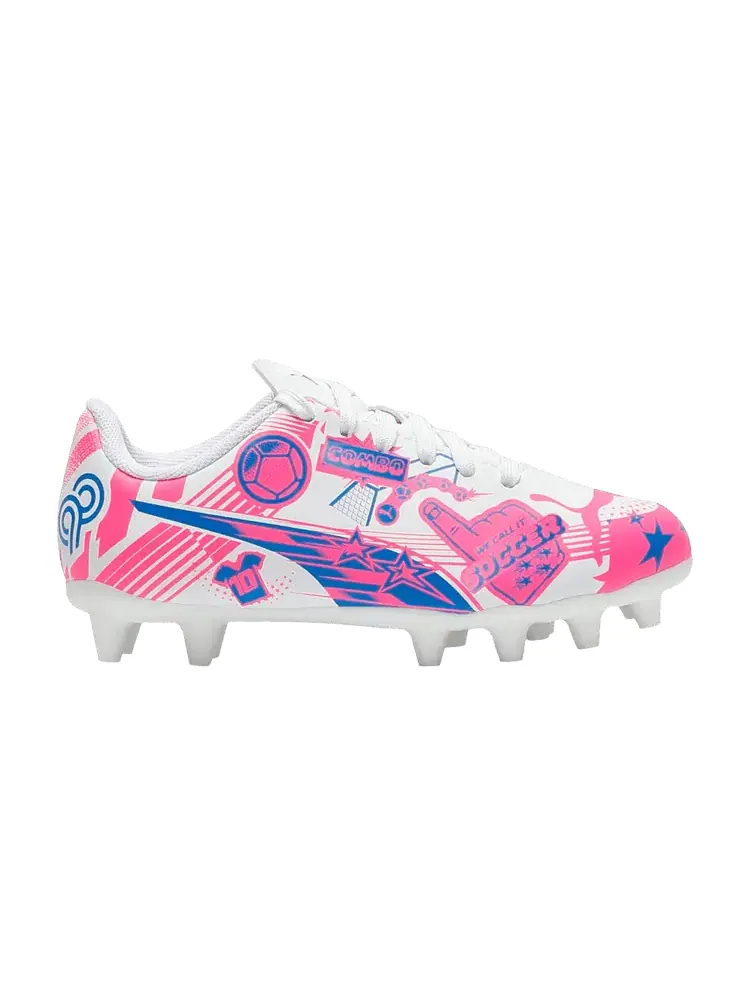 Кроссовки Christian Pulisic x Puma Ultra Legacy FG/AG Big Kid — изображение 1 из 1, розовый синий