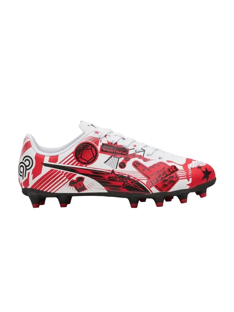 Кроссовки Puma Christian Pulisic x Ultra Legacy FG/AG Big Kid — изображение 1 из 1, белый красный черный