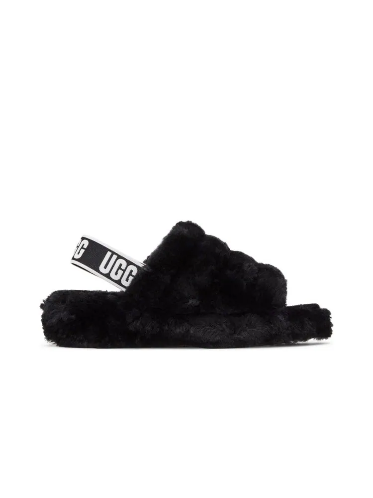 Кроссовки UGG Wmns Fluff Yeah Slide — изображение 1 из 4, черный