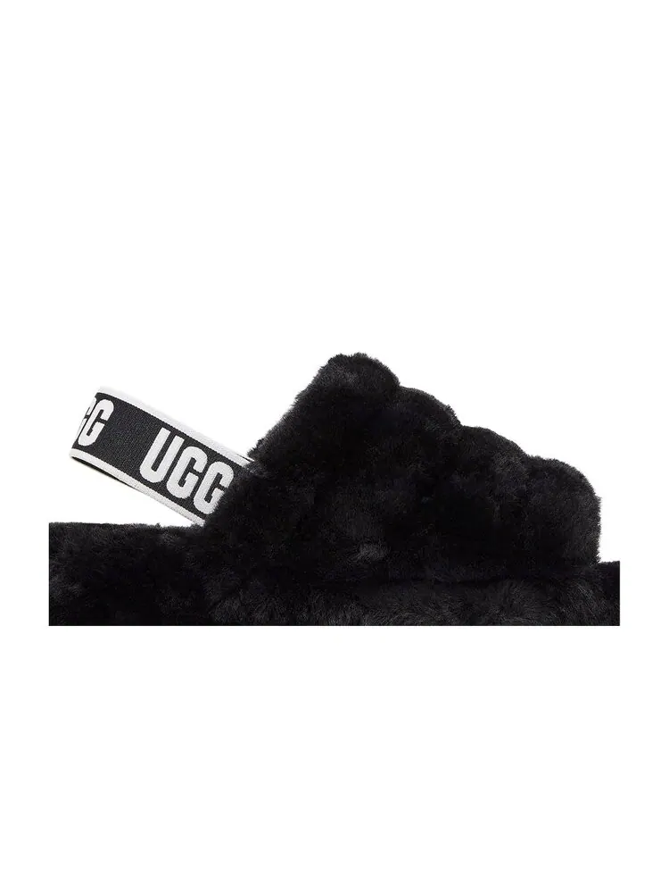 Кроссовки UGG Wmns Fluff Yeah Slide — изображение 2 из 4, черный