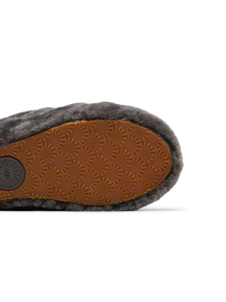 Кроссовки UGG Wmns Fluff Yeah Slide Charcoal — изображение 5 из 6, серый