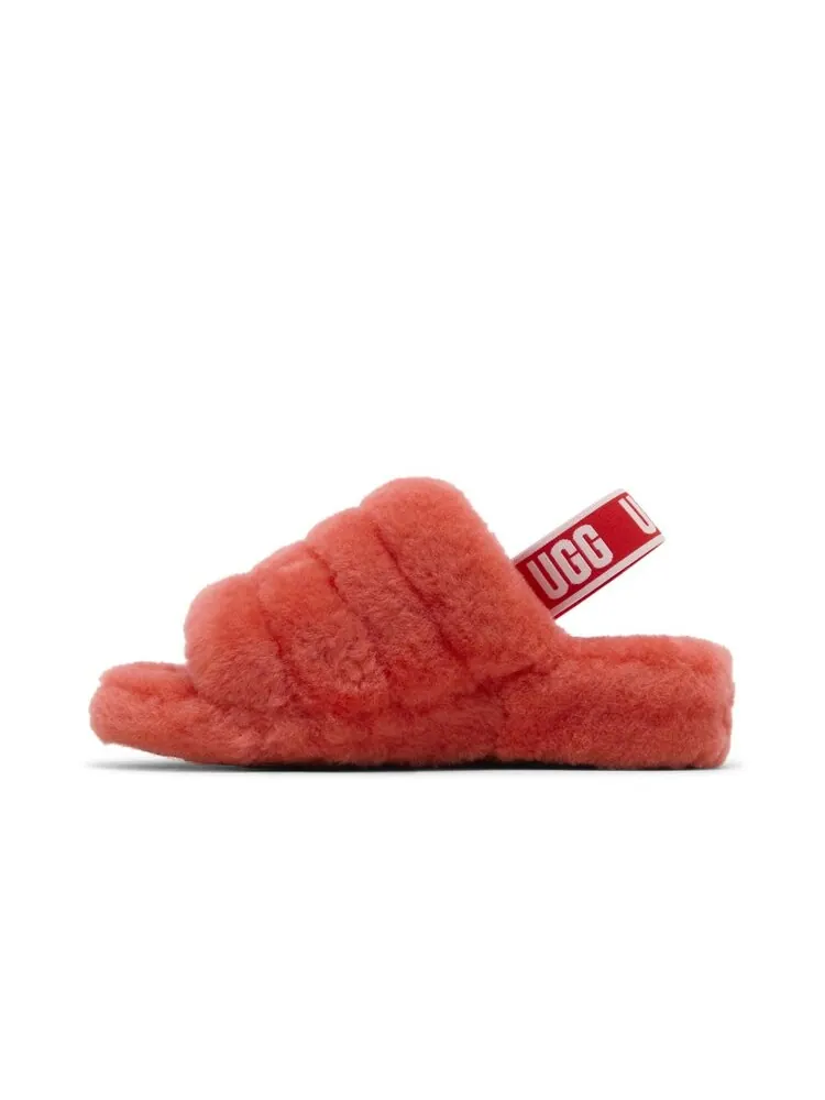 Кроссовки UGG Wmns Fluff Yeah Slide — изображение 3 из 4, красный