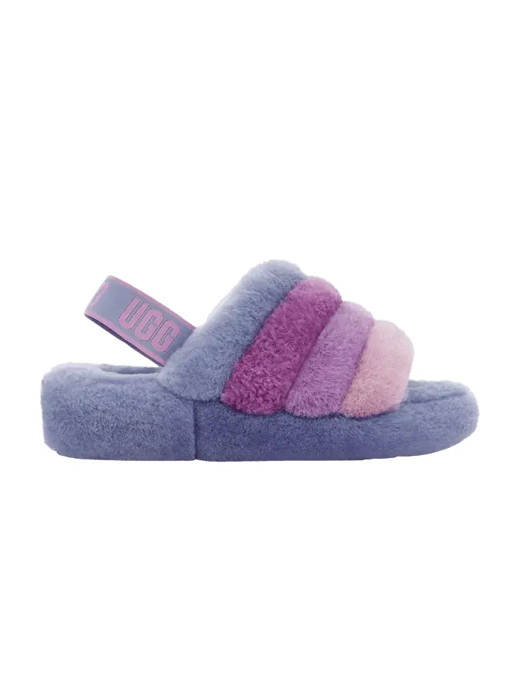 Кроссовки UGG Wmns Fluff Yeah Slide Cornflower Gradient — изображение 1 из 1, синий