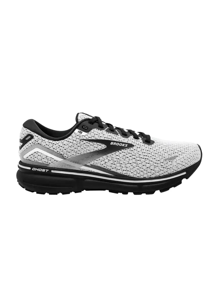 Кроссовки Brooks Ghost 15 'White Black' — изображение 1 из 1, белый