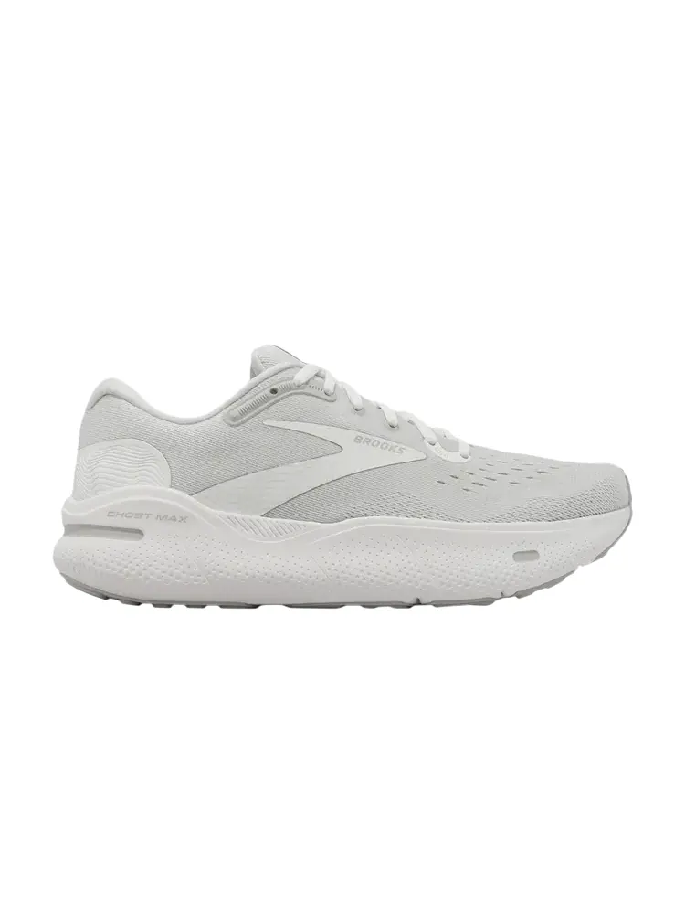Кроссовки Brooks Ghost Max 'White Oyster Metallic Silver' — изображение 1 из 1, белый