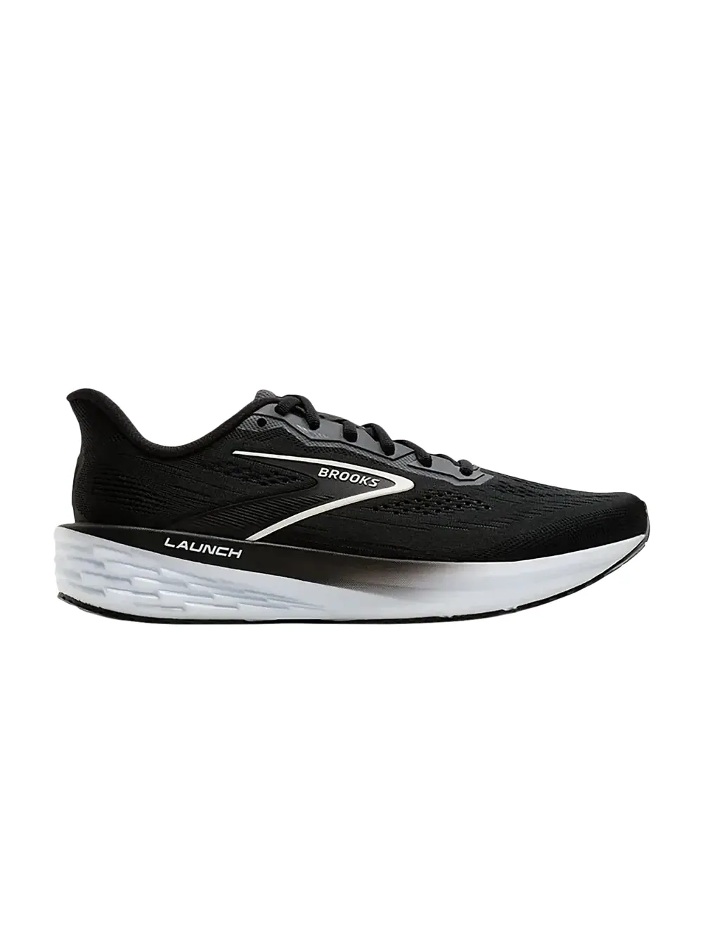 Кроссовки Brooks Launch 12 — изображение 1 из 1, черный/белый