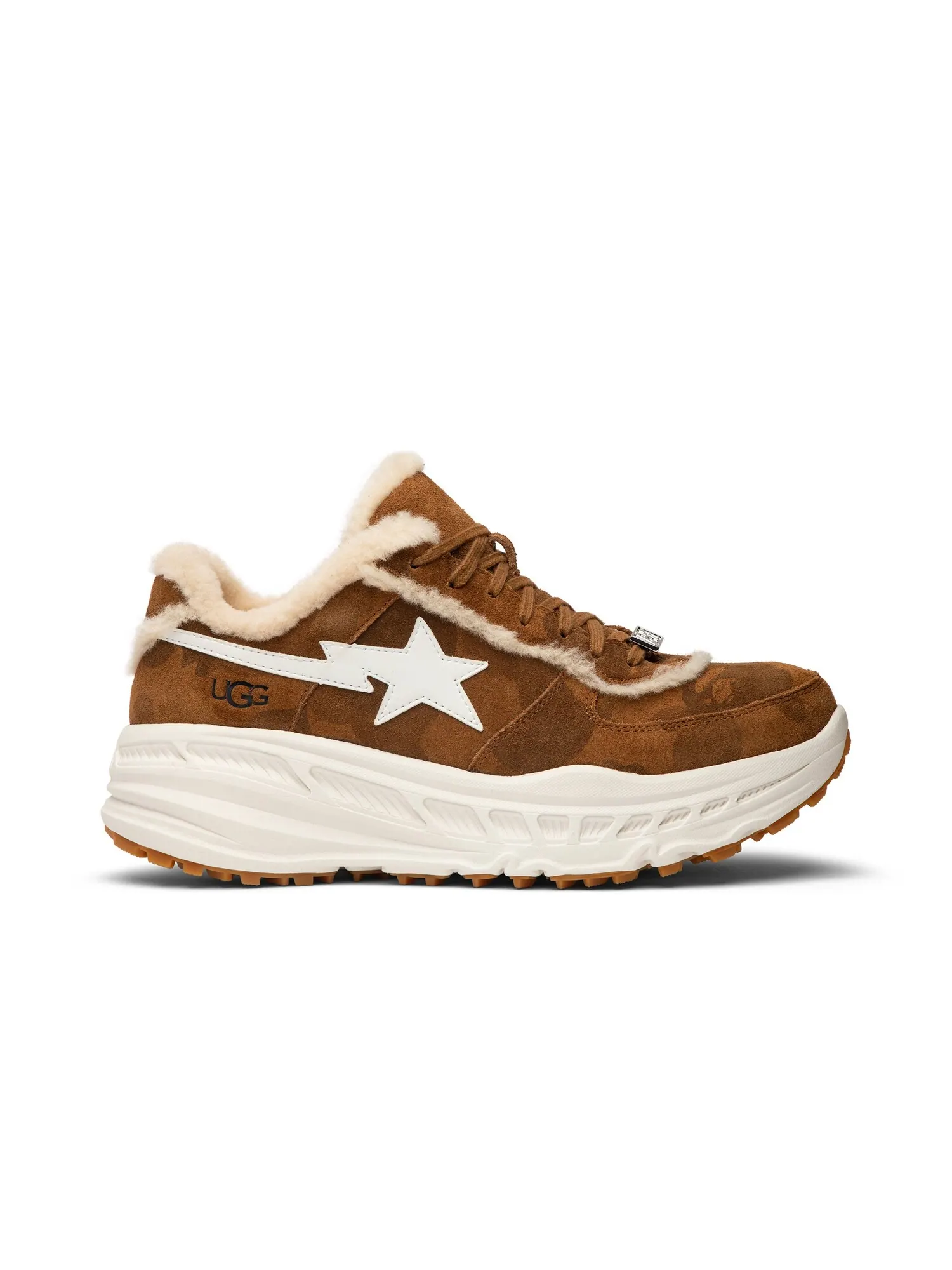 Ботинки-кроссовки Bathing Ape x Ugg — изображение 1 из 8, орех