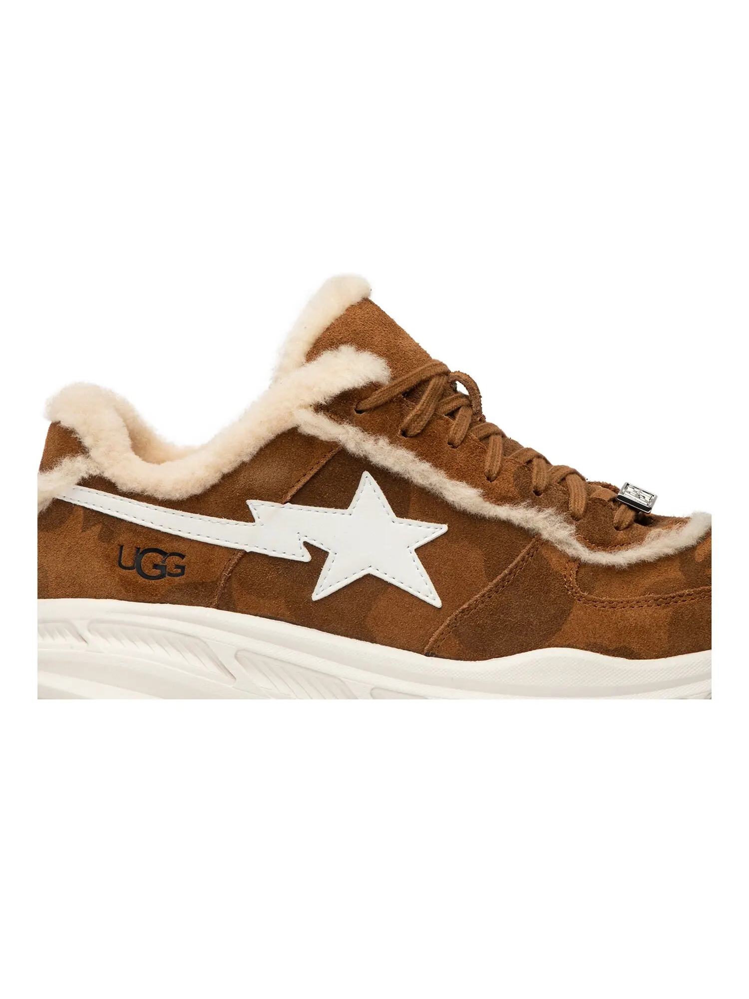 Ботинки-кроссовки Bathing Ape x Ugg — изображение 2 из 8, орех