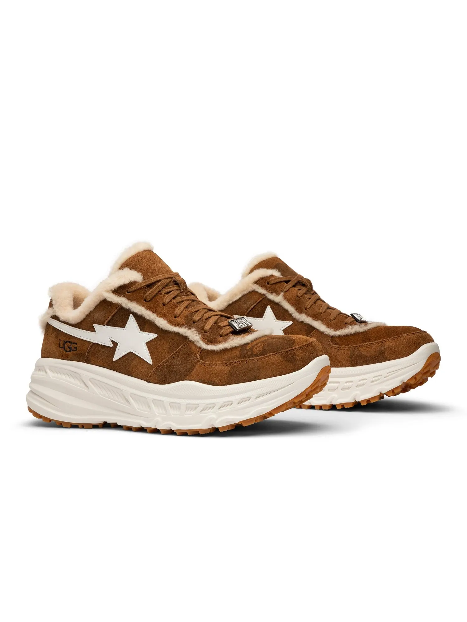 Ботинки-кроссовки Bathing Ape x Ugg — изображение 8 из 8, орех