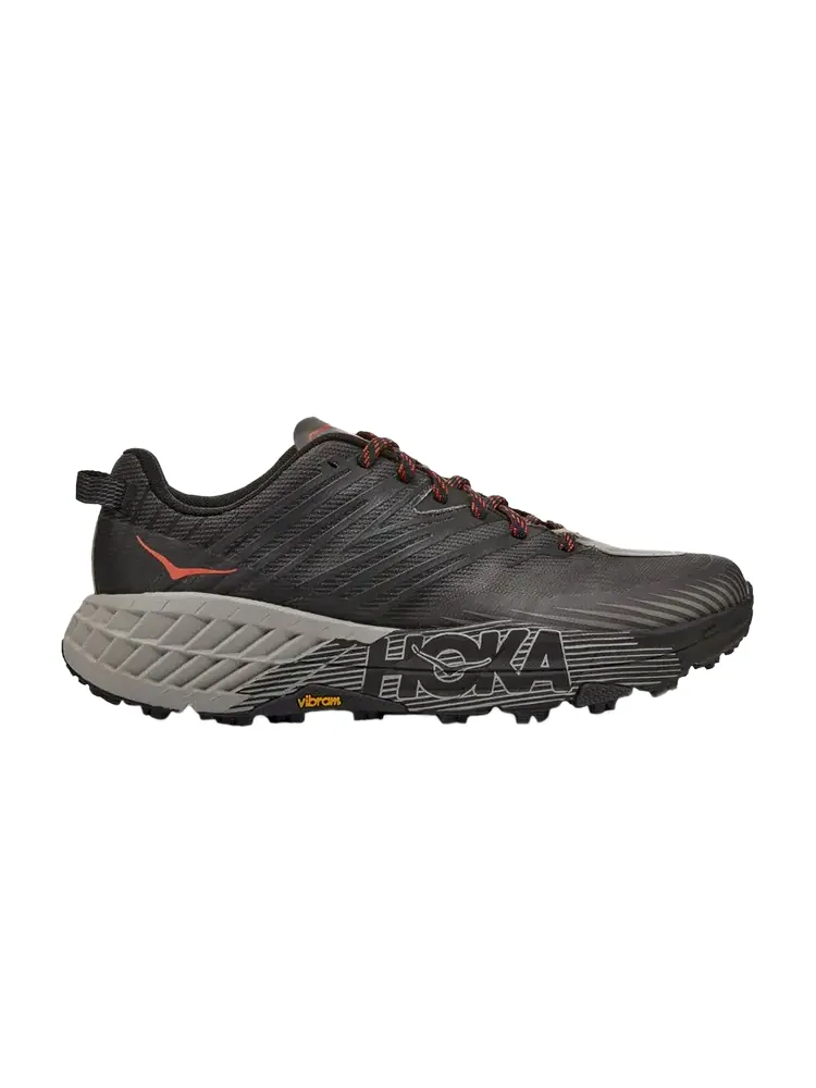 Кроссовки HOKA Speedgoat 4 Wide 'Dark Gull Grey' — изображение 1 из 1, серый