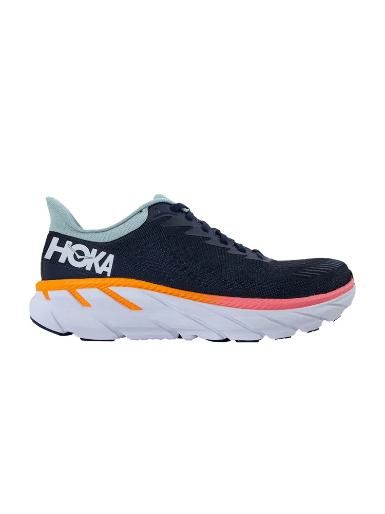 Кроссовки HOKA Wmns Clifton 7 'Blue Haze' — изображение 1 из 1, черный/синий