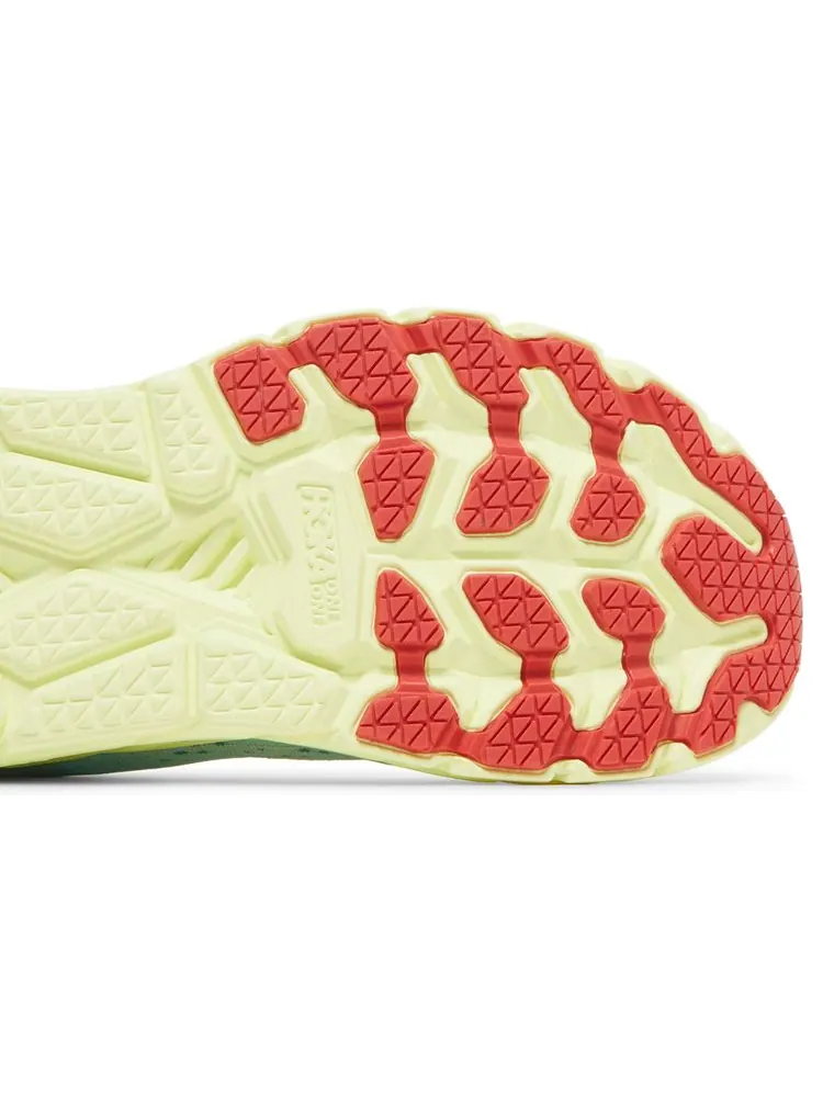Кроссовки HOKA Wmns Clifton 7 'Morning Mist Hot Coral' — изображение 5 из 8, синий