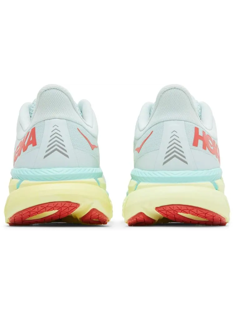 Кроссовки HOKA Wmns Clifton 7 'Morning Mist Hot Coral' — изображение 6 из 8, синий