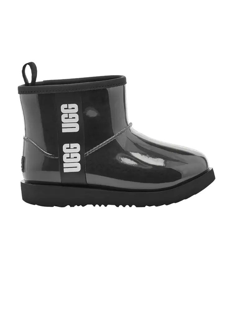 Ботинки UGG Classic Clear Mini II Boot Kids Black — изображение 1 из 1, черный