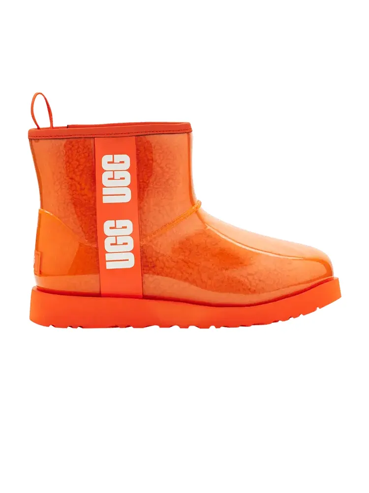 Ботинки UGG Classic Clear Mini II Boot Kids Orange Soda — изображение 1 из 1, оранжевый