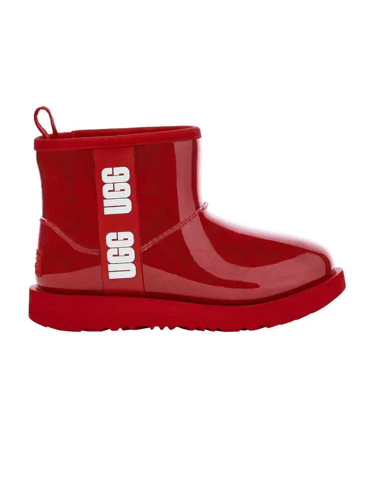 Ботинки UGG Classic Clear Mini II Boot Kids Samba Red — изображение 1 из 1, красный