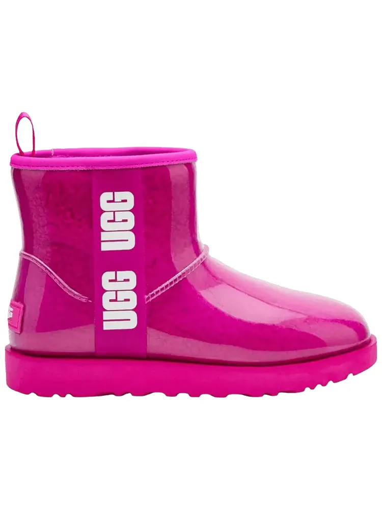 Женские классические прозрачные мини-сапоги UGG «Драконий фрукт» — изображение 1 из 1, розовый