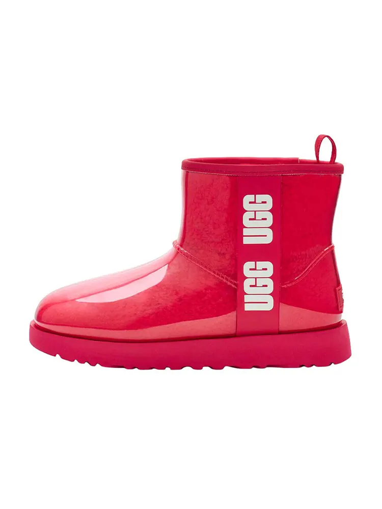 Ботинки UGG Classic Clear Mini — изображение 1 из 1, красный/розовый