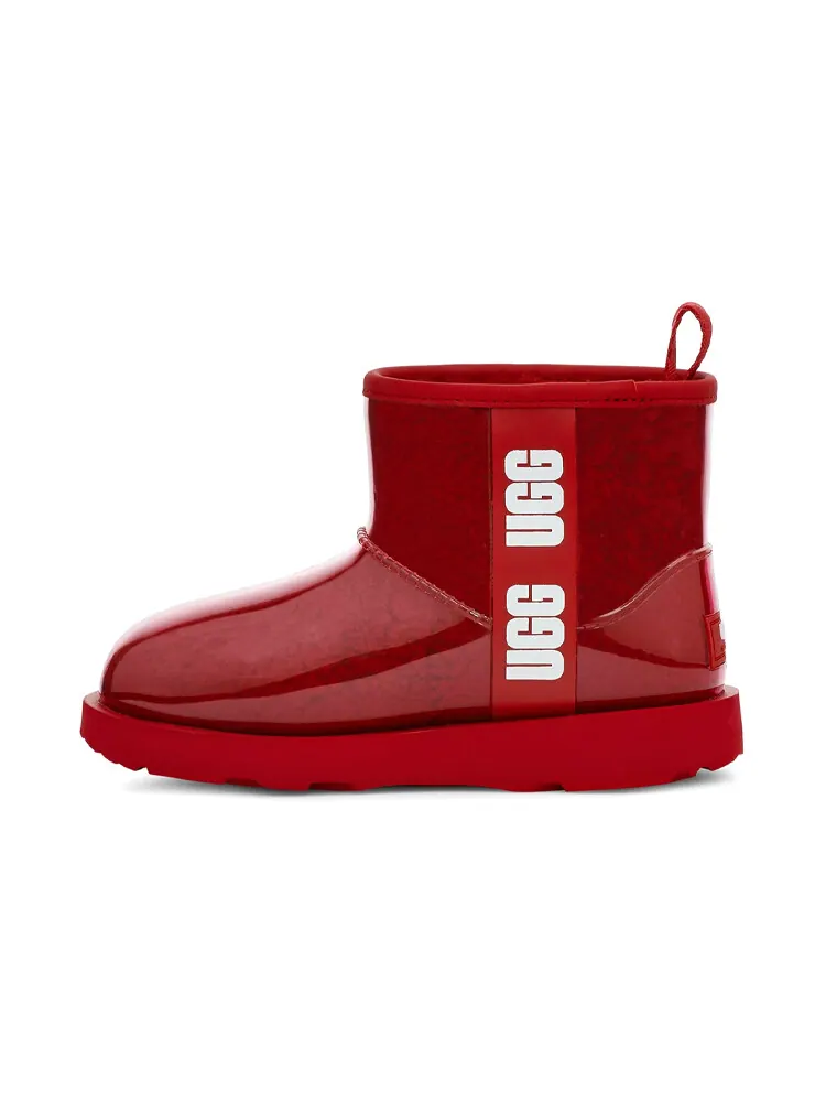 Ботинки UGG Classic Clear Mini — изображение 1 из 5, красный