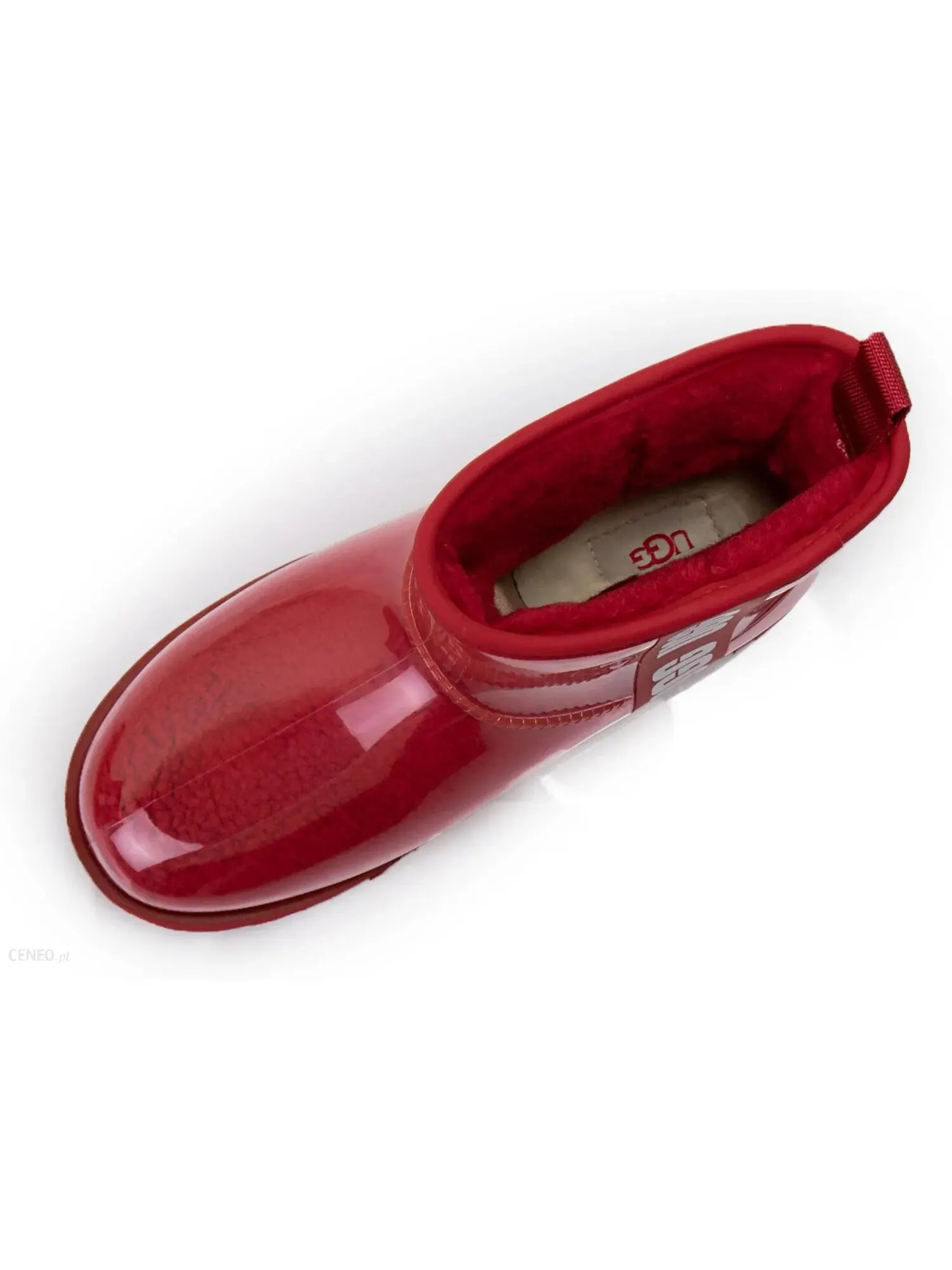 Ботинки UGG Classic Clear Mini — изображение 3 из 5, красный