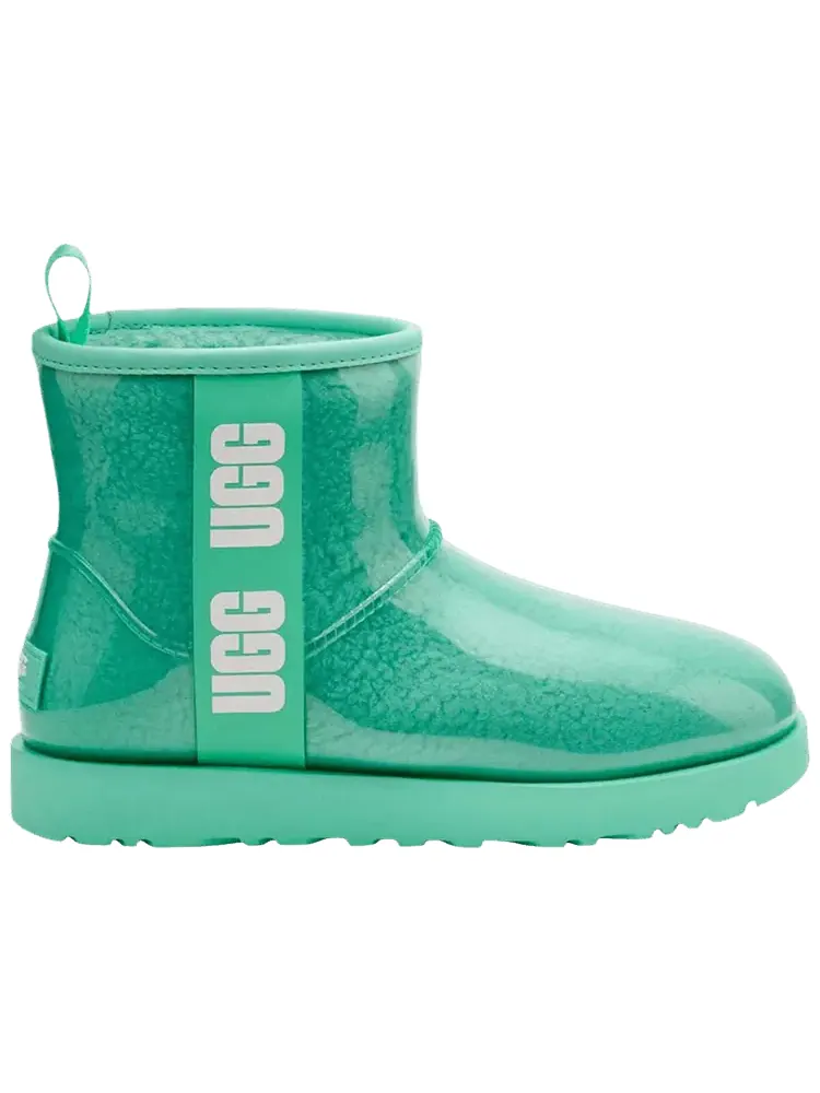 Женские классические прозрачные мини-сапоги UGG — изображение 1 из 1, зеленый