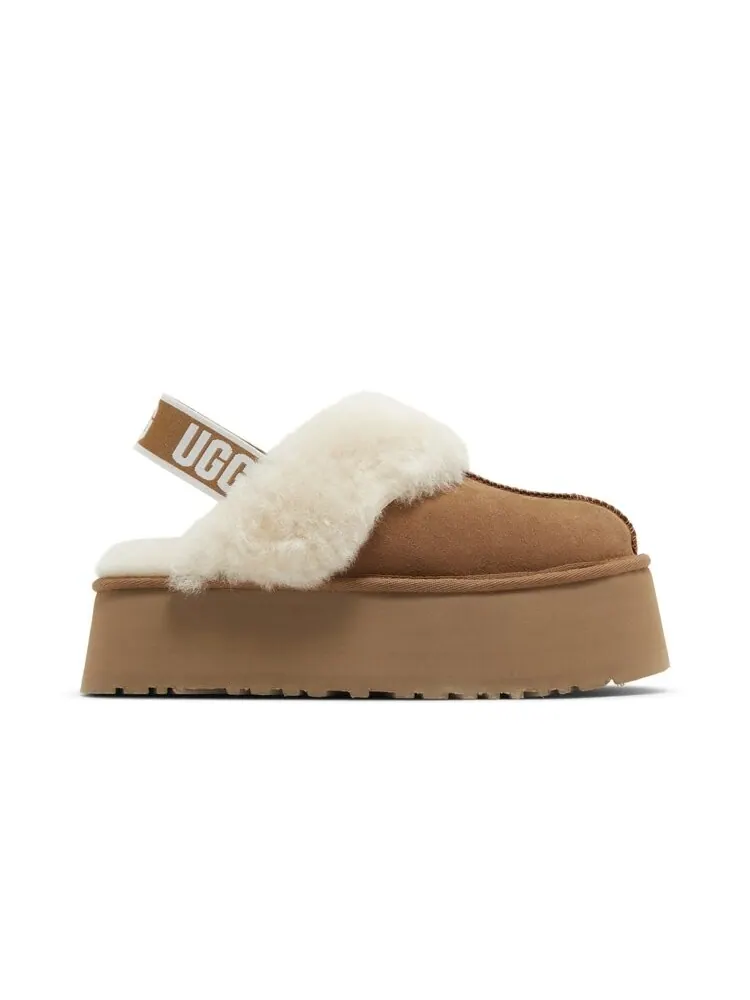 Женские кроссовки-слипоны UGG Funkette Slipper — изображение 1 из 4, коричневый