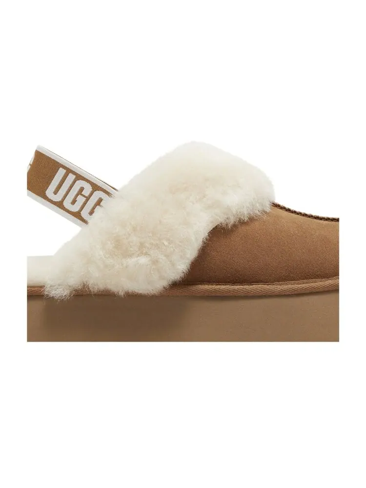 Женские кроссовки-слипоны UGG Funkette Slipper — изображение 2 из 4, коричневый