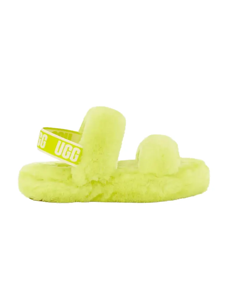 Кроссовки UGG Oh Yeah Slide Kids Sulfur — изображение 1 из 1, желтый