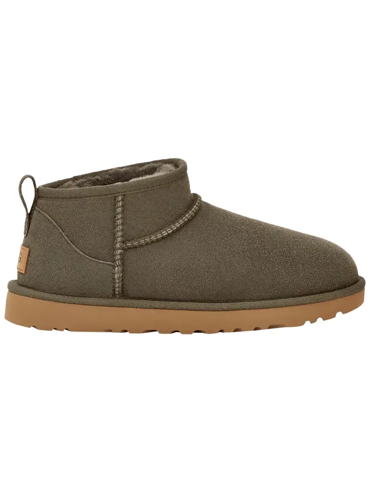 Угги короткие UGG Wmns Classic Ultra Mini — изображение 1 из 5, зеленый