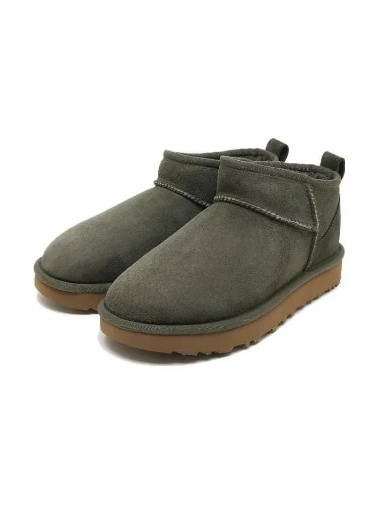 Угги короткие UGG Wmns Classic Ultra Mini — изображение 2 из 5, зеленый