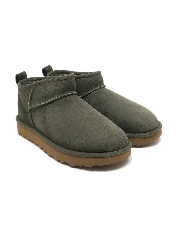 Угги короткие UGG Wmns Classic Ultra Mini — изображение 3 из 5, зеленый