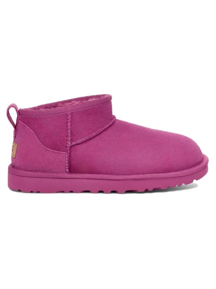Сапоги зимние женские UGG Classic Ultra Mini — изображение 1 из 6, яркий розовый