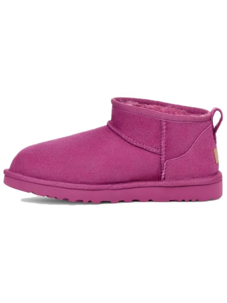 Сапоги зимние женские UGG Classic Ultra Mini — изображение 2 из 6, яркий розовый