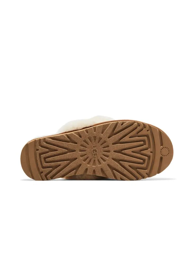 Шлепанцы UGG Wmns Cozy Slipper Cream — изображение 4 из 6, кремовый