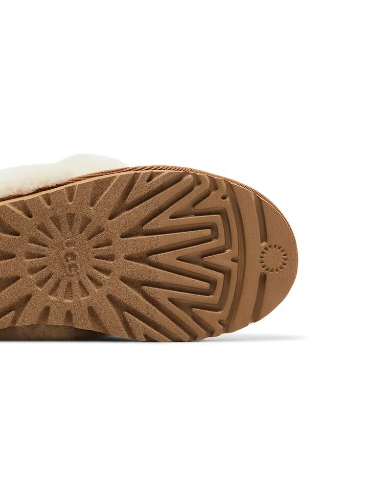 Шлепанцы UGG Wmns Cozy Slipper Cream — изображение 5 из 6, кремовый