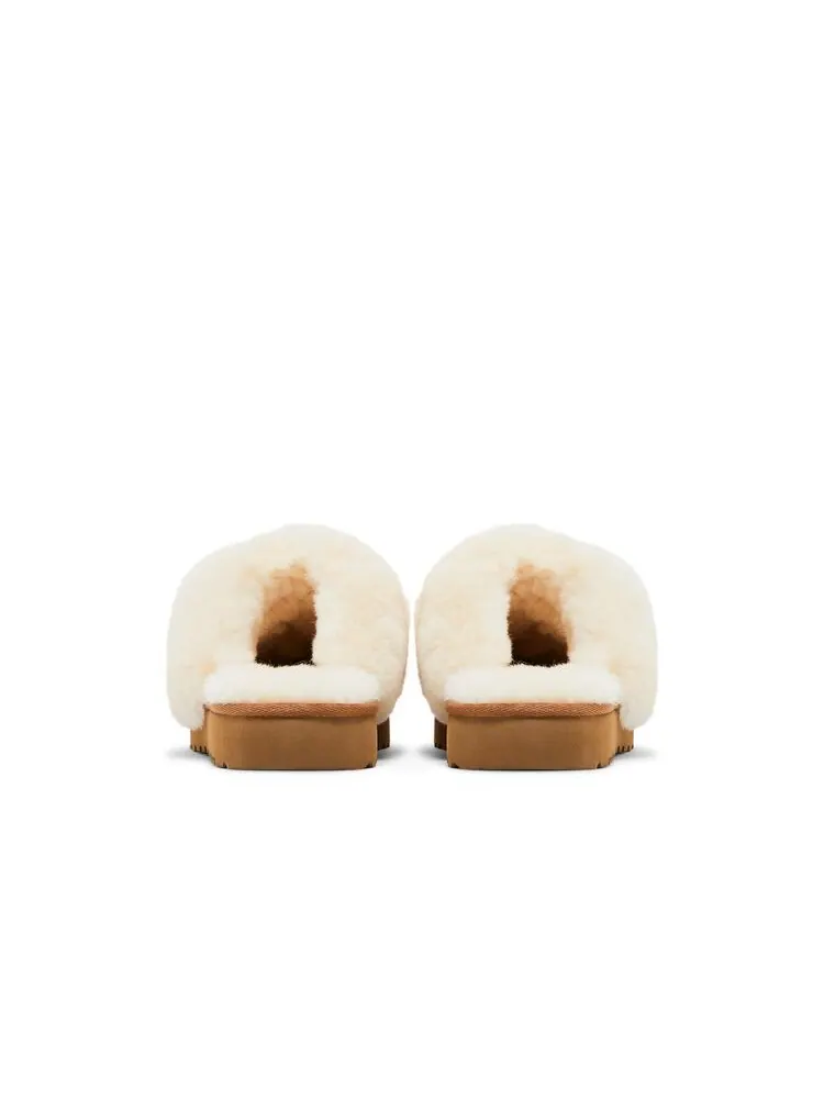 Шлепанцы UGG Wmns Cozy Slipper Cream — изображение 6 из 6, кремовый
