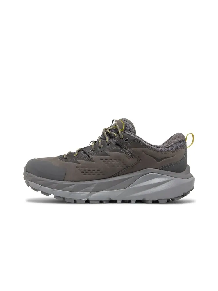 Кроссовки HOKA Kaha Low GTX 'Charcoal Grey Green Sheen' — изображение 3 из 4, серый