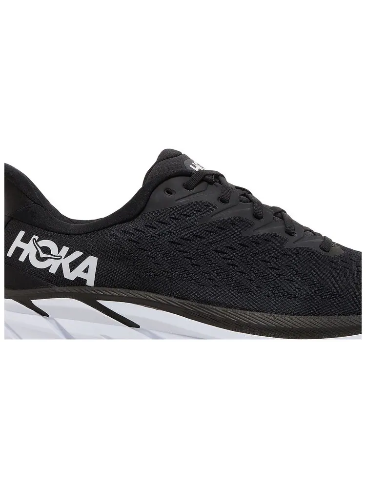 Кроссовки HOKA Clifton 8 'Black White' — изображение 2 из 8, черный
