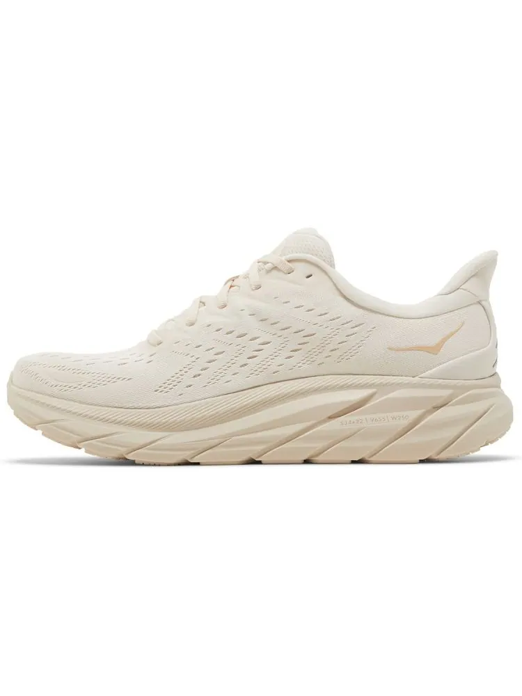 Кроссовки HOKA Clifton 8 'Eggnog Shifting Sand' — изображение 3 из 8, бежевый