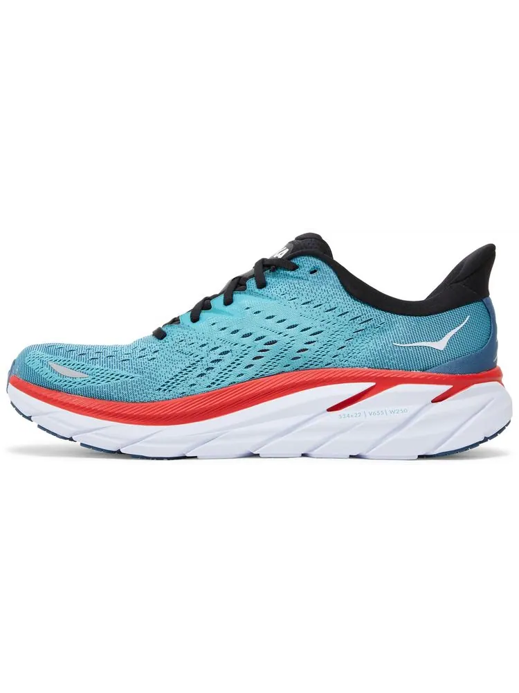 Кроссовки HOKA Clifton 8 'Real Teal' — изображение 3 из 8, бирюзовый