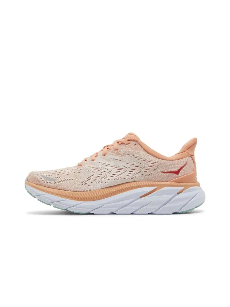 Кроссовки HOKA Wmns Clifton 8 'Cantaloupe' — изображение 4 из 9, серебристый