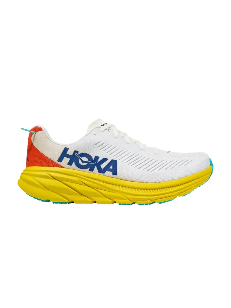 Кроссовки HOKA Rincon 3 'White Eggnog Yellow' — изображение 1 из 1, белый