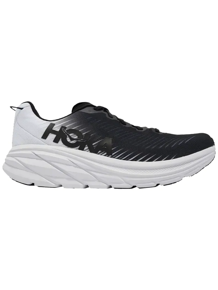 Кроссовки HOKA Rincon 3 2E Wide 'Black White' — изображение 1 из 1, черный