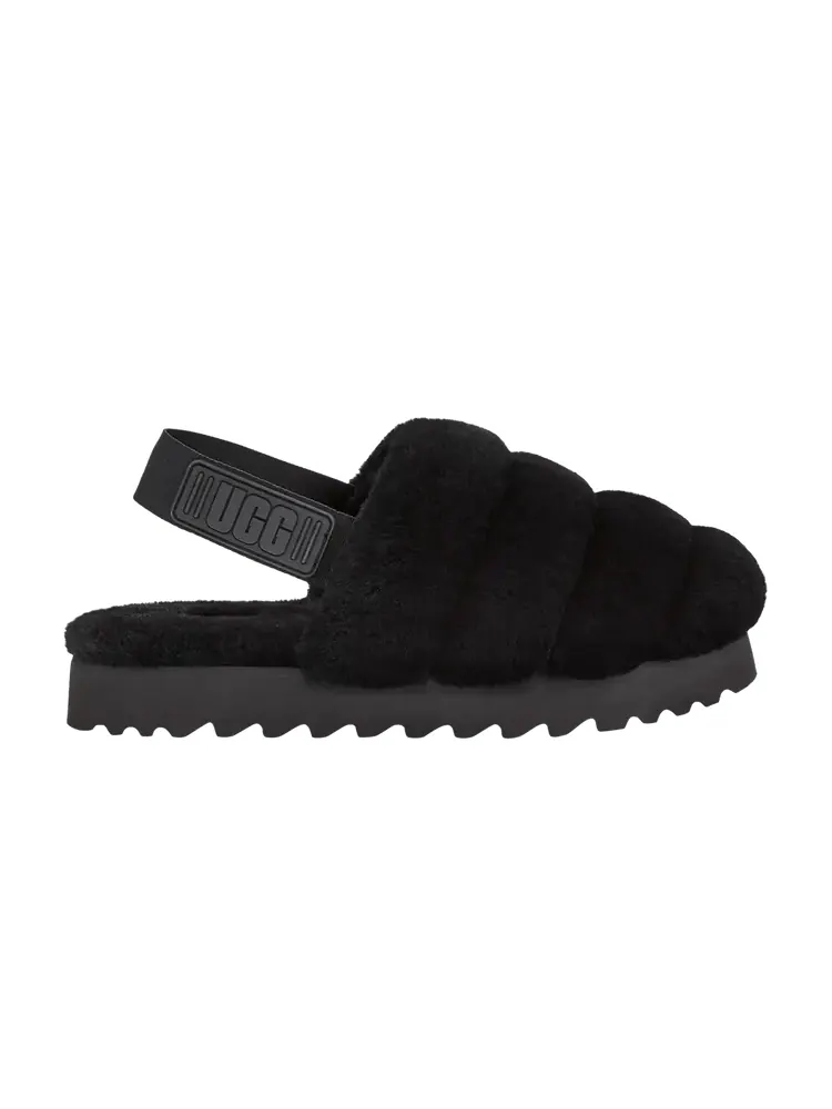 Кроссовки Wmns Super Fluff Slipper 'Black' — изображение 1 из 1, черный