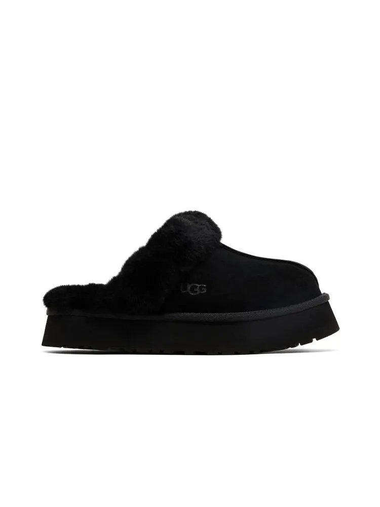 Шлепанцы UGG Wmns Disquette Slipper Black — изображение 1 из 6, черный